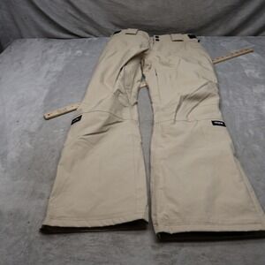 Dope Snowboard Pants Womens Medium Cream Ski Winter Technical Outdoors 32x33